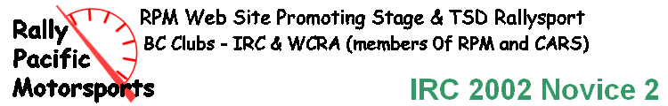IRC 2002 Novice 2