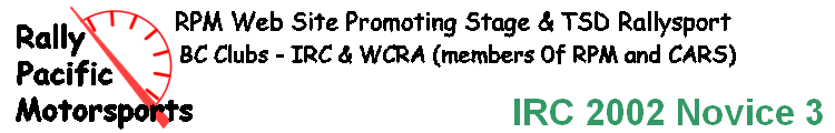 IRC 2002 Novice 3